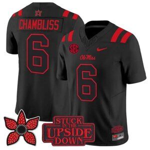 Trinidad Chambliss  Black Vapor Jersey Stitched For Mens Youths Select